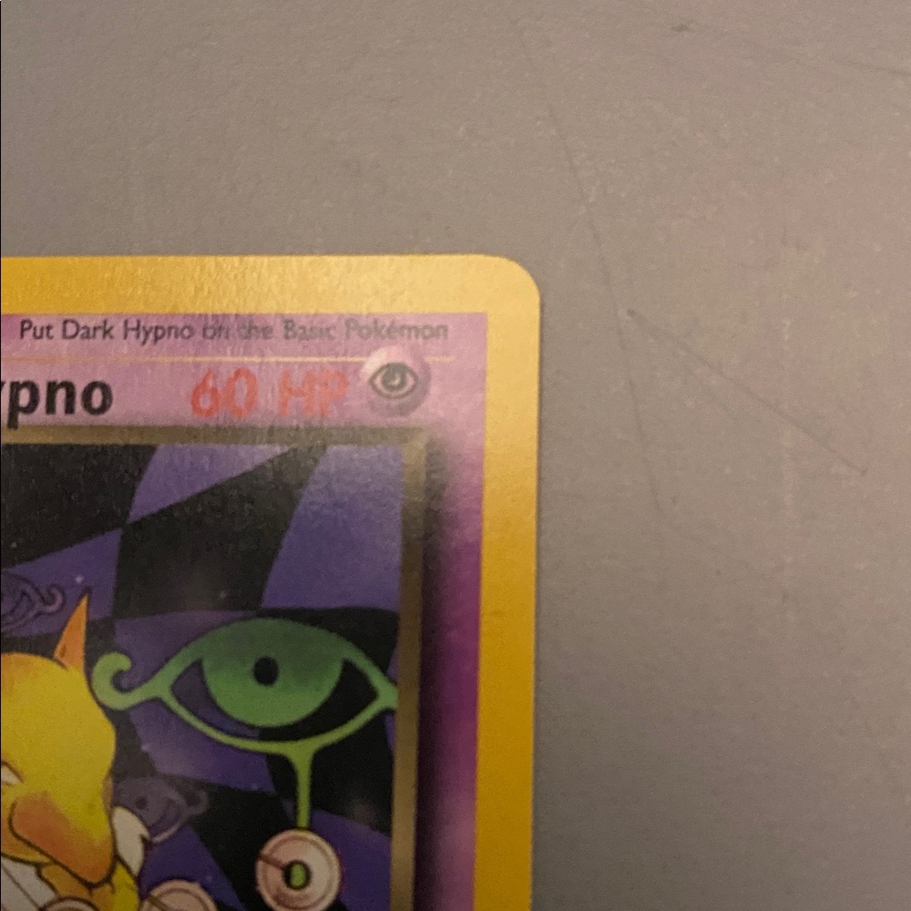 Pokemon Team Rocket #9 Dark Hypno  1st Edition - Picture 5 of 10